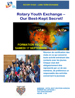 FORMATION YEO`S SAMEDI 17 SEPTEMBRE
