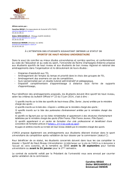 Lettre explicative - Université de Reims Champagne