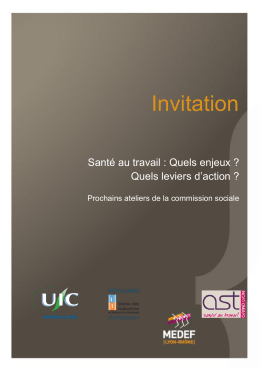 Invitation - MEDEF Lyon