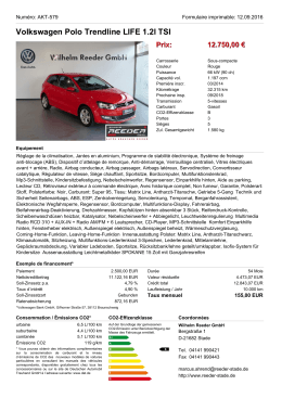 Volkswagen Polo Comfortline BEATS 1.2l TSI