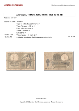 Allemagne, 10 Mark, 1906, KM:9b, 1906-10-06, TB