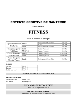 Fitness 2016-2017 1 page
