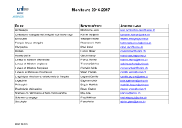Moniteurs 2016-2017