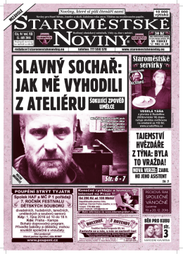 sTAROMEsTsKE NOVINY - Staroměstské noviny