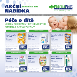 Péče o dítě - PharmaPoint