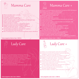 Služby programů Lady a Mama Care
