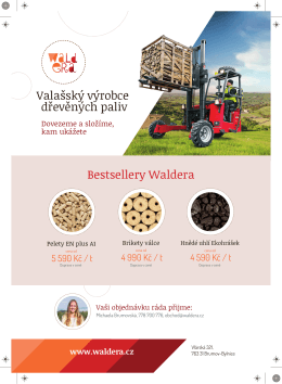 Bestsellery Waldera Valašský výrobce dřevěných paliv