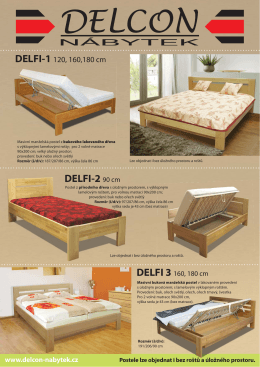 Nový katalog dřevěných postelí