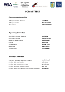 EBTCDT 2016 - Committees