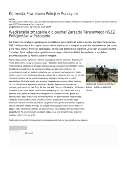 Generuj PDF - Komenda Powiatowa Policji w Pszczynie