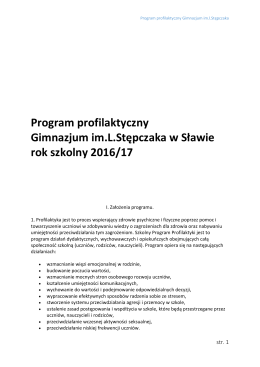 Program profilaktyki