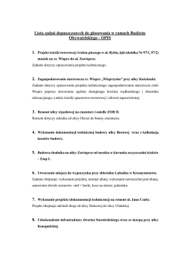 Lista zadań - Urząd Miasta Krasnystaw