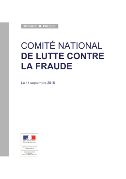 comité national de lutte contre la fraude