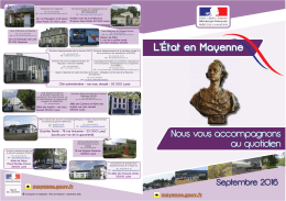xP<P VL `<SVLLV - Les services de l`État en Mayenne