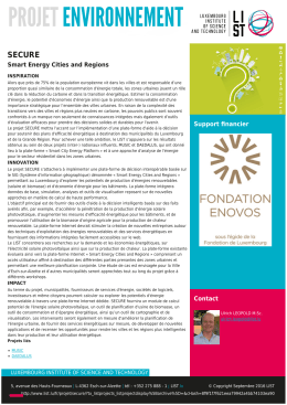 Smart Energy Cities and Regions