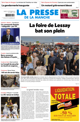 10/09/2016 - La Presse de la Manche