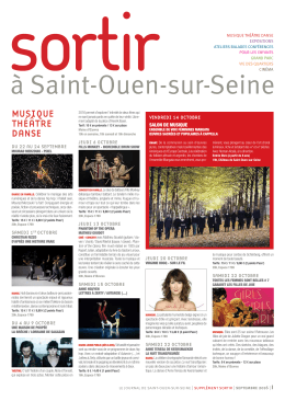 musique théâtre danse - Site Officiel de la ville de Saint-Ouen