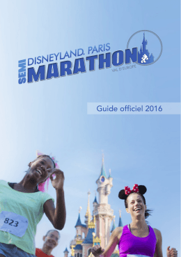 Guide officiel 2016 - Disneyland Paris half marathon