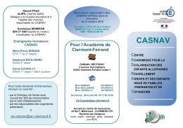 casnav - Académie de Clermont