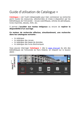 Guide - Université Paris Diderot