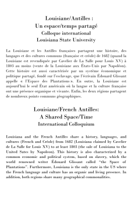 Louisiane/Antilles - Louisiana State University