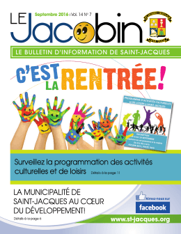 Le Jacobin - septembre 2016 - Municipalité de Saint