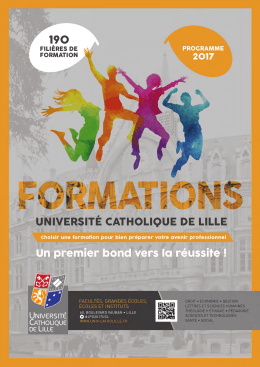 Mise en page 1 - Université Catholique de Lille