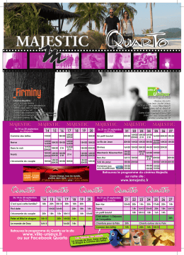PDF du programme - Le Majestic - Cinéma théatre le Majestic