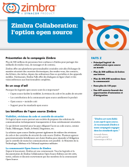 Zimbra Collaboration: l`option open source