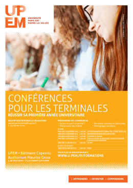 Conférences pour les Terminales - 3096