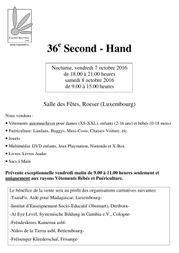 36 Second - Hand