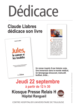 Jeudi 22 septembre - (CHU) de Toulouse