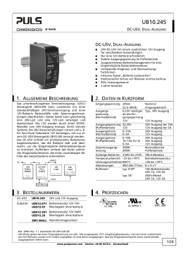 UB10.245 - PULS Power Supply