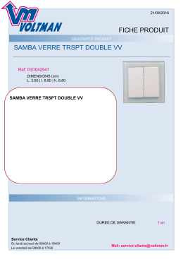 fiche produit samba verre trspt double vv