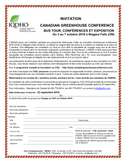 invitation canadian greenhouse conference