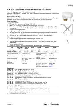 55.022/1 SAUTER Components AXM 217S : Servomoteur pour