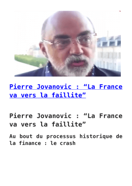 Pierre Jovanovic