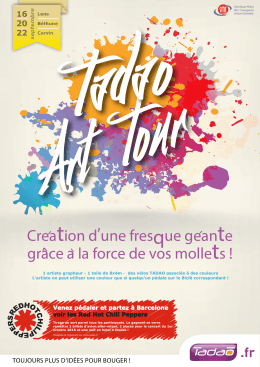 AfficheTADAO ART TOUR