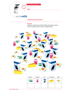 Compte les produits laitiers