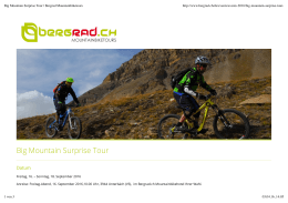 Big Mountain Surprise Tour | Bergrad Mountainbiketours