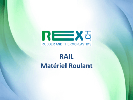 matériel roulant - REX Articoli Tecnici SA