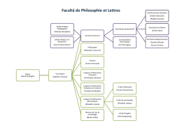 Faculté de Philosophie et Lettres