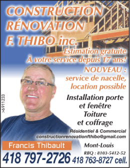 CONSTRUCTION RÉNOVATION F. THIBO inc.