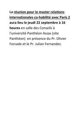 d`informations. - Université Paris