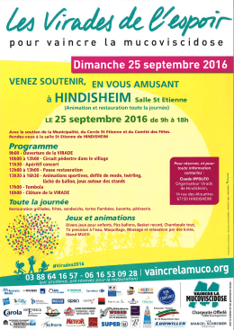 virade de l`espoirà Hindisheim 25-09-2016