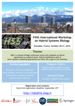 Poster - Hybrid Systems Biology