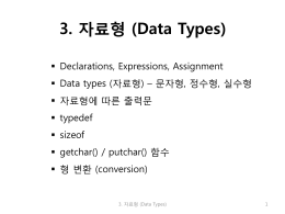 3. 자료형 (Data Types)