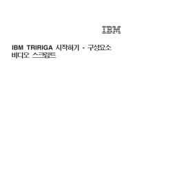 비디@ 스크3恩IBM TRIRIGA 시작하기