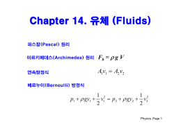 Chapter 14. 유체 ((Fluids)