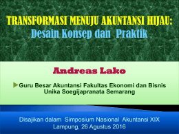 Akuntansi Hijau - Ikatan Akuntan Indonesia